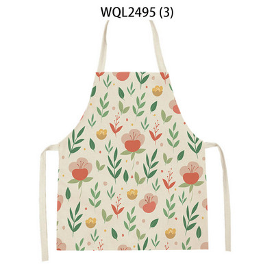 WQL2495 Sieviešu virtuves priekšauti Lina priekšauti Mājsaimniecības tīrīšanas priekšauts Mājas Ūdensizturīgs Pavāri Gatavošanas Priekšauts Cepšanai Bērniem