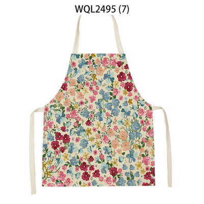 WQL2495 Sieviešu virtuves priekšauti Lina priekšauti Mājsaimniecības tīrīšanas priekšauts Mājas Ūdensizturīgs Pavāri Gatavošanas Priekšauts Cepšanai Bērniem