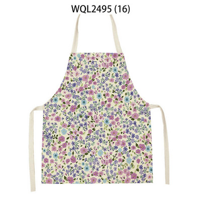 WQL2495 Sieviešu virtuves priekšauti Lina priekšauti Mājsaimniecības tīrīšanas priekšauts Mājas Ūdensizturīgs Pavāri Gatavošanas Priekšauts Cepšanai Bērniem