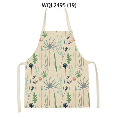 WQL2495 Sieviešu virtuves priekšauti Lina priekšauti Mājsaimniecības tīrīšanas priekšauts Mājas Ūdensizturīgs Pavāri Gatavošanas Priekšauts Cepšanai Bērniem