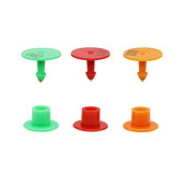 Cūkas aitas Trusis Liellopi Ausu zīmes ar 001-100 vārdu ausu lāzera rakstīšanu vara galvas auskari Lauksaimniecības dzīvnieku identifikācijas karte