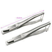 1 gab. Cūkas ausu marķējuma knaibles Ausu klipsis Cūka nerūsējošā tērauda U-veida un V-veida aprīkojums Lauksaimniecības dzīvnieku ausu iecirtumu numerācijas knaibles