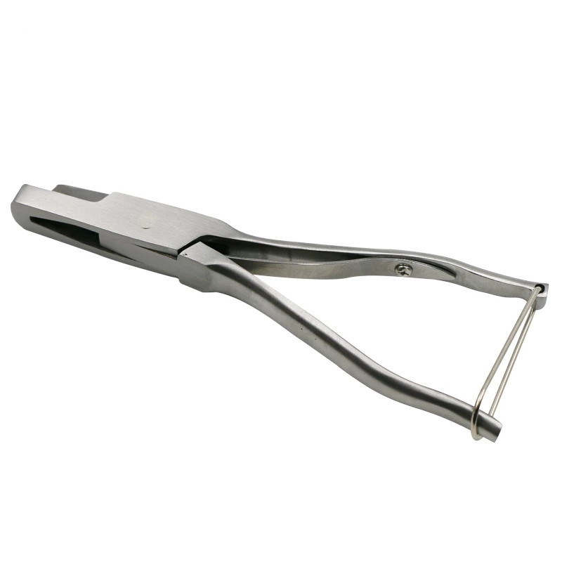 1 gab. Cūkas ausu marķējuma knaibles Ausu klipsis Cūka nerūsējošā tērauda U-veida un V-veida aprīkojums Lauksaimniecības dzīvnieku ausu iecirtumu numerācijas knaibles