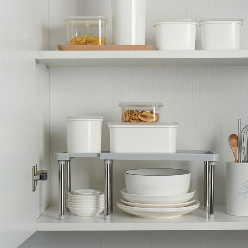 Nerūsējošā tērauda uzglabāšanas plaukts apavu plauktu skapju turētāji mājas skapja organizētājs vietu taupošs drēbju skapis plaukti virtuves organizators