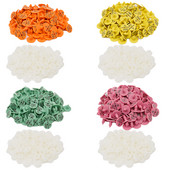 100 gab. Truša ausu zīmogs ar uzrakstu “Word Ear” ar lāzera ierakstīšanu vara galvas auskari ar 001–100 vārdu lauksaimniecības dzīvnieku identifikācijas karti