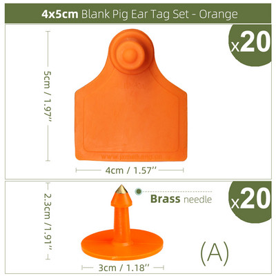 20GAB 3 Krāsas Kazas Aitas Liellopi Govis Cūkas Tukšas Ausu Birkas Mājlopu identifikācija TPU Precīza Eear Etiķete Lauksaimniecības dzīvnieku marķieris
