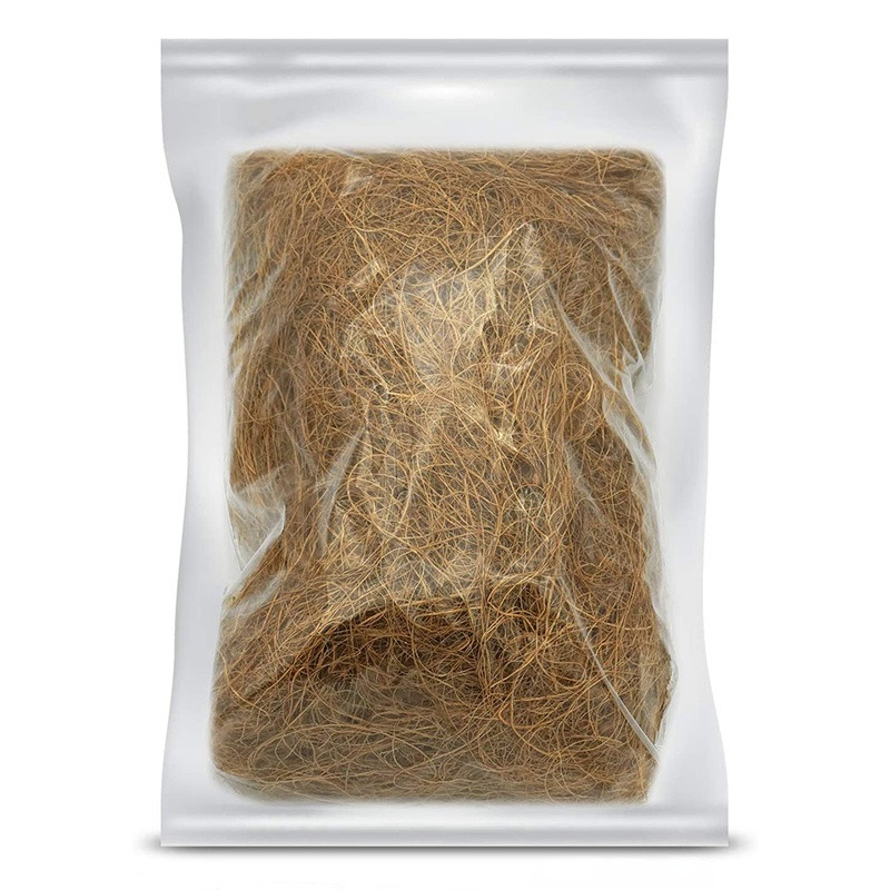 Kokosriekstu šķiedras putnu māja Dabīgs ligzdošanas materiāls putniem baložiem Kanārijputniem žubītēm Budgies Papagailes Putnu būru dekorēšana