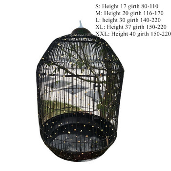 Bird Supplies Πέντε άκρων αστέρια Αξεσουάρ κλουβιού πουλιών Διχτυωτό Κάλυμμα κλουβιού πουλιών Seed Catcher Guard Δίχτυ κλουβιού πουλιών Νάιλον πλέγμα