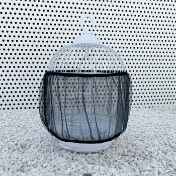Universal Big Mesh Birdcage Cover Seed Catcher Parrot Bird Nylon Airy Stretchy Cage Protect Net Bird Accessories Supplies