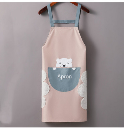 Radošs ūdensnecaurlaidīgs un bez traipiem roku salvetes mīļotājiem Priekšauts Mājai Virtuve Pvch siksna Karikatūra bez piedurknēm dizains ikdienas nepieciešamība