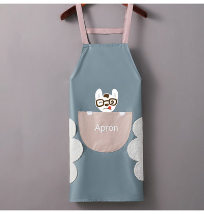 Radošs ūdensnecaurlaidīgs un bez traipiem roku salvetes mīļotājiem Priekšauts Mājai Virtuve Pvch siksna Karikatūra bez piedurknēm dizains ikdienas nepieciešamība