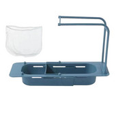 Izlietnes plaukta turētājs Teleskopiskais sietiņa grozs izlietnes notekas Regulējams izlietnes notekas groza sietiņš Teleskopisks virs izlietnes sūklis