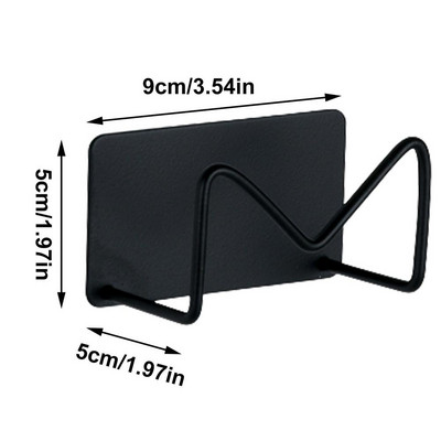 Trauku lupatu glabāšanas turētājs nerūsējošā tērauda trauku lupatu statnes turētājs Pašlīmējošs trauku lupatas uzglabāšanas āķis Virtuves tīrīšanas glabātuve