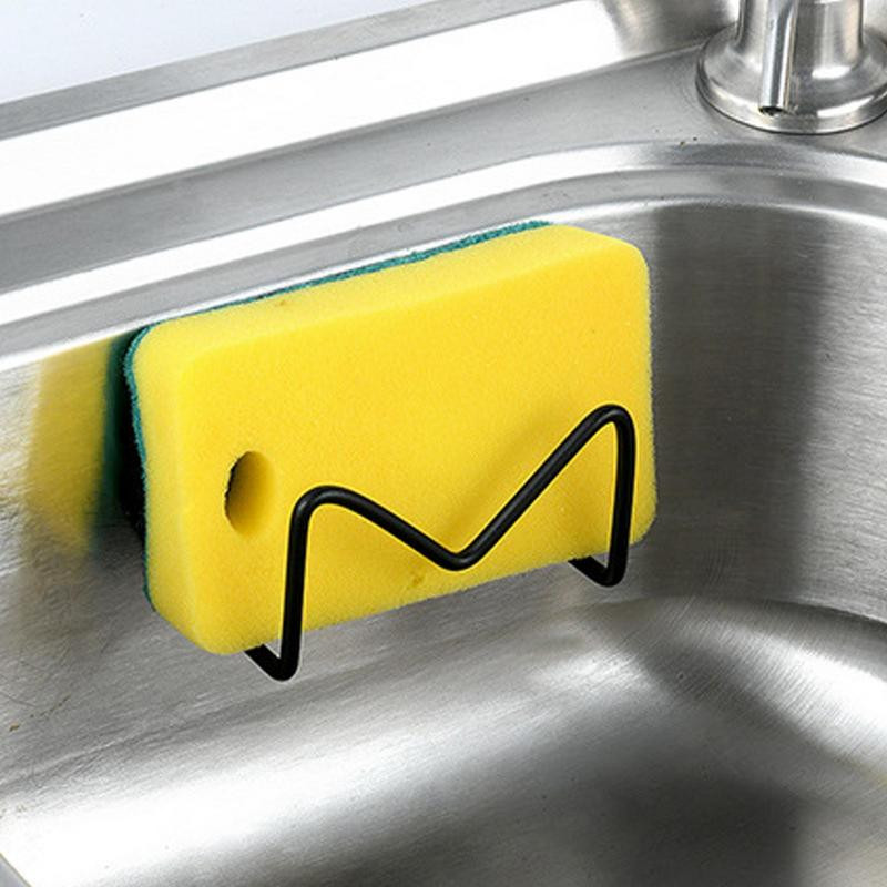 Trauku lupatu glabāšanas turētājs nerūsējošā tērauda trauku lupatu statnes turētājs Pašlīmējošs trauku lupatas uzglabāšanas āķis Virtuves tīrīšanas glabātuve