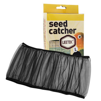 Cage Bird Cover Catcher Covers Mesh Night Pet Birds Parrot Skirt Net For