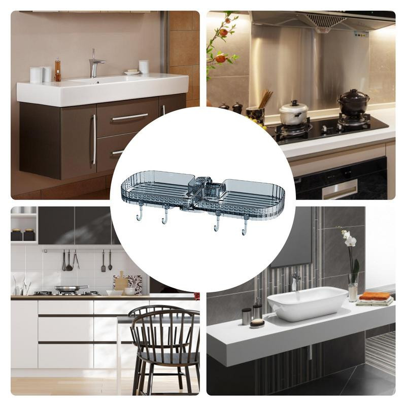 Virtuves jaucējkrāns, sūkļa turētājs, jaucējkrāns, drenāžas statnis Virtuves jaucējkrāns, jaucējkrāns, drenāžas plaukts, glabāšanas organizators virtuves izlietnes izlietnei