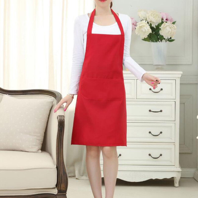 Pure Color Varrukateta põll Toiduvalmistamine Kelner Kohvikupood Kodu Köök Kodukoristus Põll Naine Mehed Kokk BBQ Juuksuri põlled