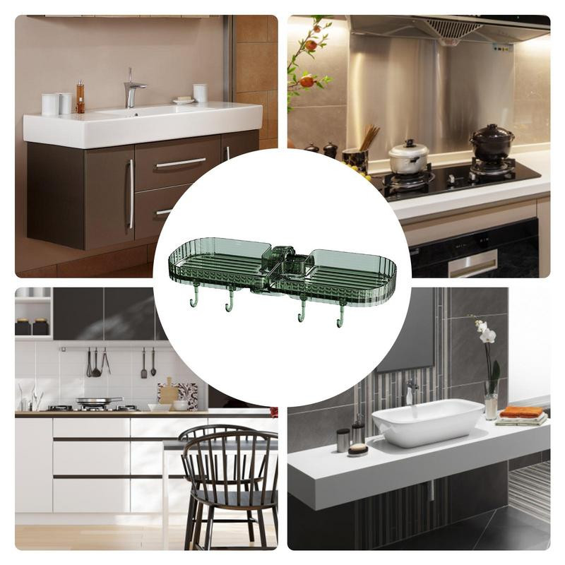 Baucet Rack Sink Organizer Ράφι οργάνωσης νεροχύτη κουζίνας Σταθερή βάση νεροχύτη Caddy Organizer Δίσκος οργάνωσης νεροχύτη κουζίνας Ράφι οργάνωσης για