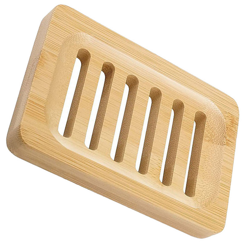 Σαπούνι τουαλέτας Μπαμπού Δίσκος Αποθήκευσης Σαπουνιού Πλυντηρίου Χειροποίητη θήκη για σφουγγάρι κουζίνας