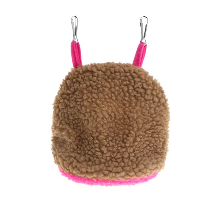 Mīksts plīša putnu papagaiļu ligzda šūpuļtīkls, silts ziemas piekārts būris māja Rotaļlietas Mājdzīvnieki Papagailis Gulta apaļa ala Miega būda telts rotaļlieta