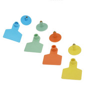 25 gab Cūku liellopu aitu ausu zīmes bez vārda auss lāzera rakstīšana vara galvas auskari lauksaimniecības dzīvnieku identifikācijas karte