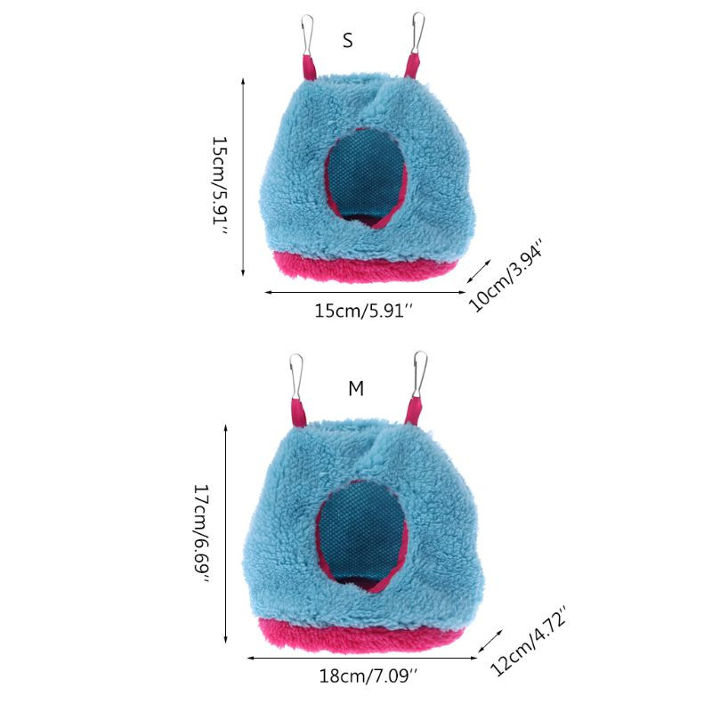 Papagal de pluș hamac cușcă pasăre pat agățat casă cuib cort iarnă caldă