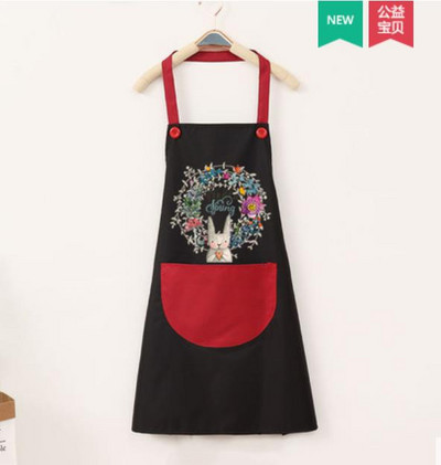 Moekas kodune armas köögipõll naiste vee- ja õlikindel talje kaitsev kombinesoon, millega saab käsi pühkida