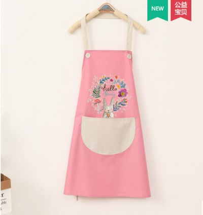 Moekas kodune armas köögipõll naiste vee- ja õlikindel talje kaitsev kombinesoon, millega saab käsi pühkida