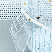 Μαλακό κάλυμμα κλουβιού πουλιών Μαλακό ρυθμιζόμενο κάλυμμα διχτυωτού κλουβιού πουλιών Εύκολη στο καθάρισμα Προστατευτικό ποδιάς Parrot Cage για προστασία αερισμού Πουλί