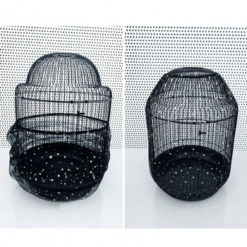 Μαλακό κάλυμμα κλουβιού πουλιών Μαλακό ρυθμιζόμενο κάλυμμα διχτυωτού κλουβιού πουλιών Εύκολη στο καθάρισμα Προστατευτικό ποδιάς Parrot Cage για προστασία αερισμού Πουλί