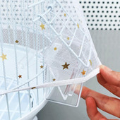 Linnupuuri kate Pehme reguleeritav linnupuuri võrkkate lihtsaks ventilatsiooniks Ideaalne papagoipuuri seelikukaitse linnupuur ennetamiseks