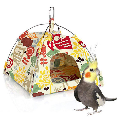 hamacas pájaros 1 τεμ. Χάμστερ Bird Nest Parrot Lodge China Tent House Κλουβί αιώρα κρεμαστές φωλιές κρεβατιού μαλακό μαξιλάρι για κατοικίδια προμήθειες попугай