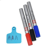 1Gb krotālijas marķieris pildspalvas marķējuma zīme melna dentifikācija pastāvīgā govs cūka aitu birkas ierīces instrumenti veterinārie lauksaimniecības instrumenti