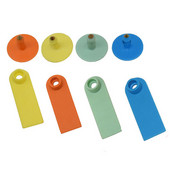 100 komplekti Mājlopi Ausu uzlīmes Aita kaza Bez vārda Ausu apzīmējumi Dzīvnieku identifikācijas karte Aitas cūku liellopu fermas barošanas aprīkojums