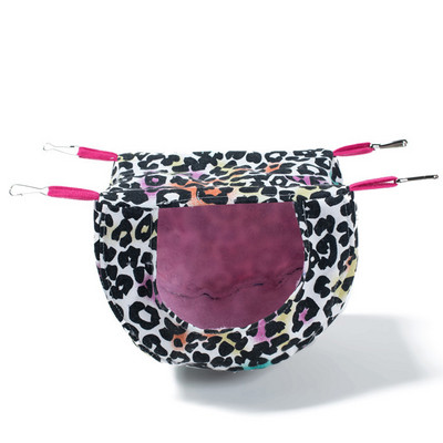 Rudens ziemas iekarināmā telts šūpuļtīkls putnu guļamvieta Mīksta silta papagaiļa ligzda Putnu māja putnu būri Aksesuāri