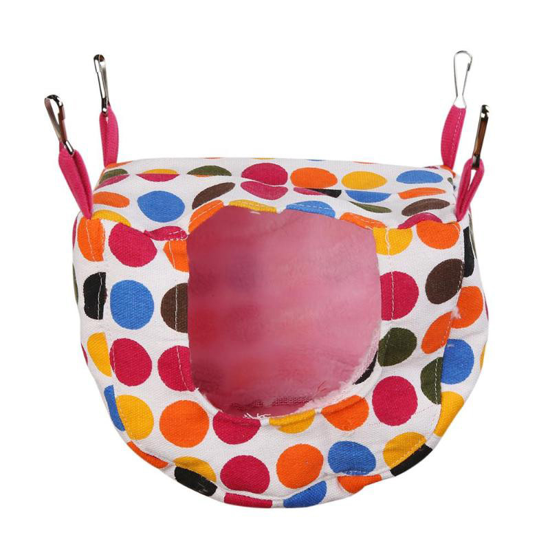 Rudens ziemas iekarināmā telts šūpuļtīkls putnu guļamvieta Mīksta silta papagaiļa ligzda Putnu māja putnu būri Aksesuāri