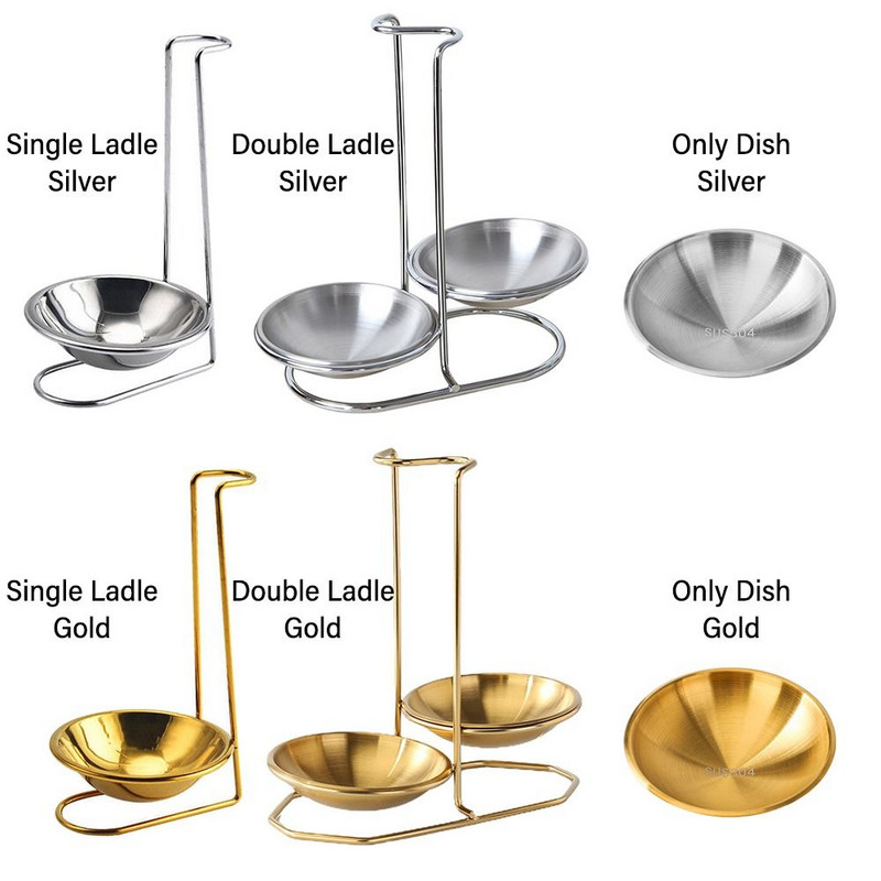 Daudzfunkcionāli virtuves piederumi zupas karotes statīvs karotes piederumu plaukts galda piederumu uzglabāšanas plaukts, viens/divkāršs kauss