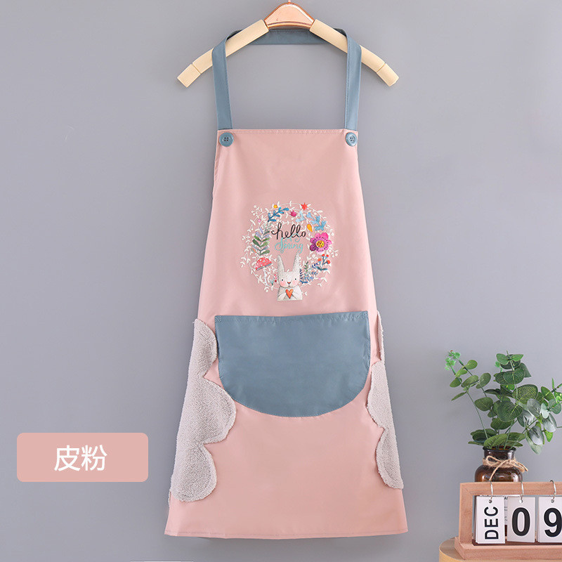 Virtuves priekšauts Mājsaimniecība Ūdensnecaurlaidīgs un eļļas necaurlaidīgs Sieviešu mode Jauki japāņi var noslaucīt rokas Darbs Ēdienu gatavošana Pieaugušajiem paredzētie mājsaimniecības priekšmeti