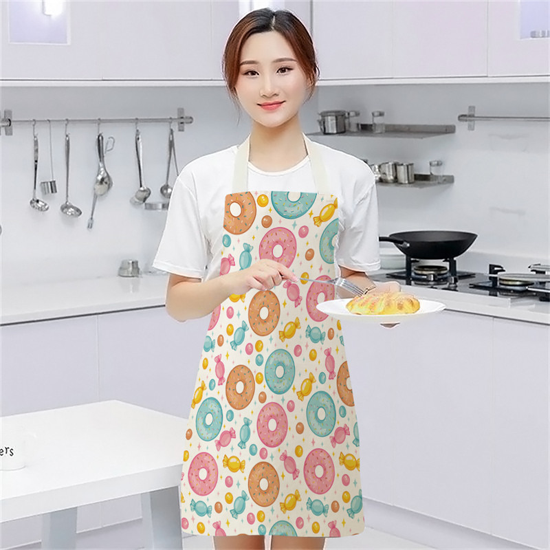 Sieviešu virtuļu raksta priekšauts Cepšanas piederumi Priekšauts Sieviešu saldējums Salds priekšauts Priekšauts Vīriešu Kafejnīca Virtuve