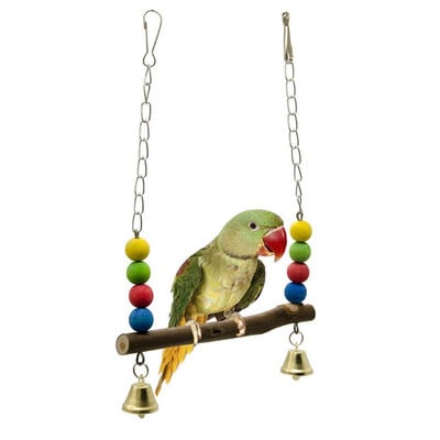 Издръжлива клетка за папагал, хамак, люлка, цветни мъниста, стоящи консумативи, дървен мост, стълба, стоящи консумативи за папагал, Y5GB