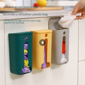 Prügikotihoidja Kvaliteetne Vastupidav Mitmekülgne Lihtne paigaldada Mugav seinale paigaldatav prügikotihoidja Kaasaegne hoiukast