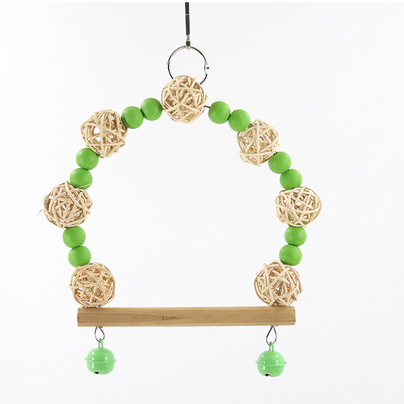 Papagaiļu putnu rotaļlietas Aksesuāri Kombinētas Papagaiļu Rotaļlietas Mājdzīvnieku koduma Putnu Rotaļlietas Treniņiem Papagaiļu Rotaļlietas Šūpoļu zvaniņu statīvs Mājdzīvnieku piederumi