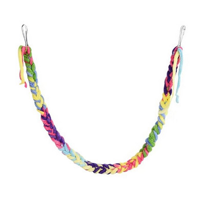 Χάμστερ Drawbridge Bird Toy Suspension Bridge Rope Climbing Fun Parrot Bird Bite Toy Swing Cage Chew Toy Acrylic