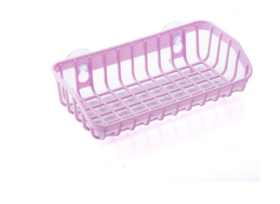 Vienkāršs izlietnes notekas grozs virtuves plaukts ar piesūcekni Vannas istabas plaukts Mājas apdares organizators Virtuves sīkrīki