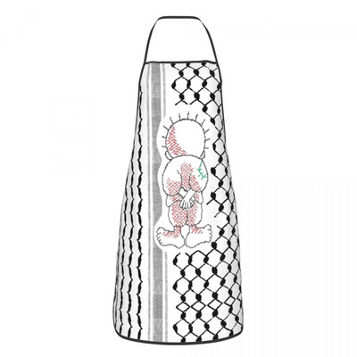 Palestīna Keffiyeh Palestīnas tradicionālā Tatreez izšūšana Priekšauts Virtuve Šefpavārs Gatavošana Vīrieši Sievietes Hatta Kufiya Tablier virtuve