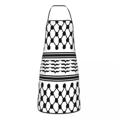 Palestīna Keffiyeh Palestīnas tradicionālā Tatreez izšūšana Priekšauts Virtuve Šefpavārs Gatavošana Vīrieši Sievietes Hatta Kufiya Tablier virtuve