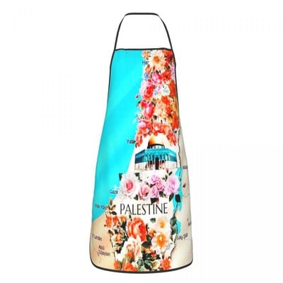 Palestīna Keffiyeh Palestīnas tradicionālā Tatreez izšūšana Priekšauts Virtuve Šefpavārs Gatavošana Vīrieši Sievietes Hatta Kufiya Tablier virtuve