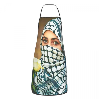 Palestīna Keffiyeh Palestīnas tradicionālā Tatreez izšūšana Priekšauts Virtuve Šefpavārs Gatavošana Vīrieši Sievietes Hatta Kufiya Tablier virtuve