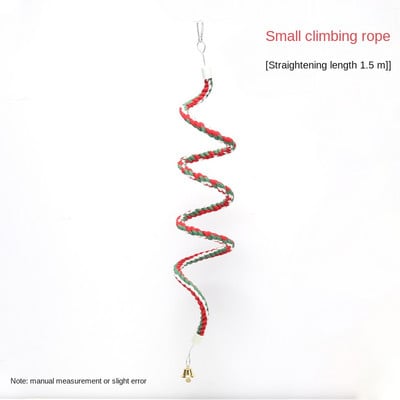 Putnu būris, dekoratīvs asari praktisks papagailis putns, košļājamā kāpšana, šūpošanās virve, rotaļlieta mājdzīvnieku stacija, stabu putnu piederumi