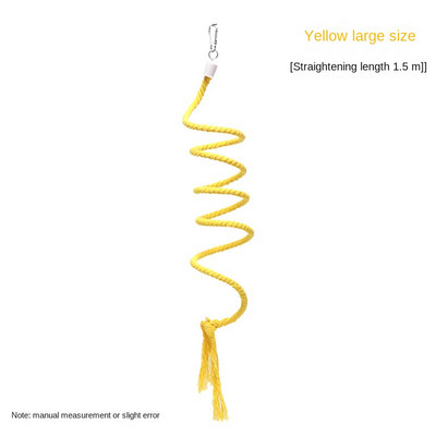 Putnu būris, dekoratīvs asari praktisks papagailis putns, košļājamā kāpšana, šūpošanās virve, rotaļlieta mājdzīvnieku stacija, stabu putnu piederumi